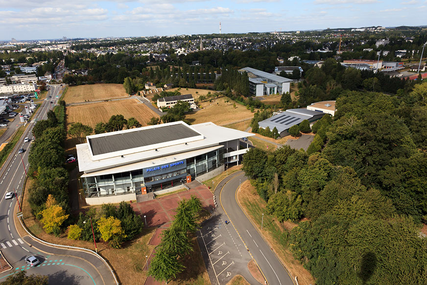 Le Palais des sports de Cesson-Sévigné