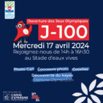J-100 ouverture des Jeux Olympiques !